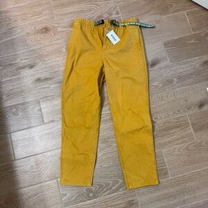 NWT Stoic Venture Pant Womens Medium Harvest Gold Stretch Casual Hiking Pants
